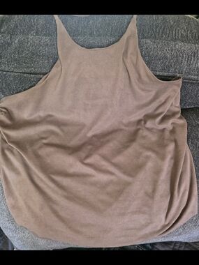 Mint Brown Scoop Neck Camisole